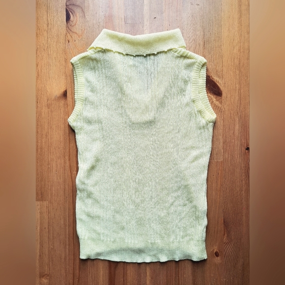 Vintage Sweater Bee by BANFF Yellow Sleeveless Pull-over - Picture 4 of 6